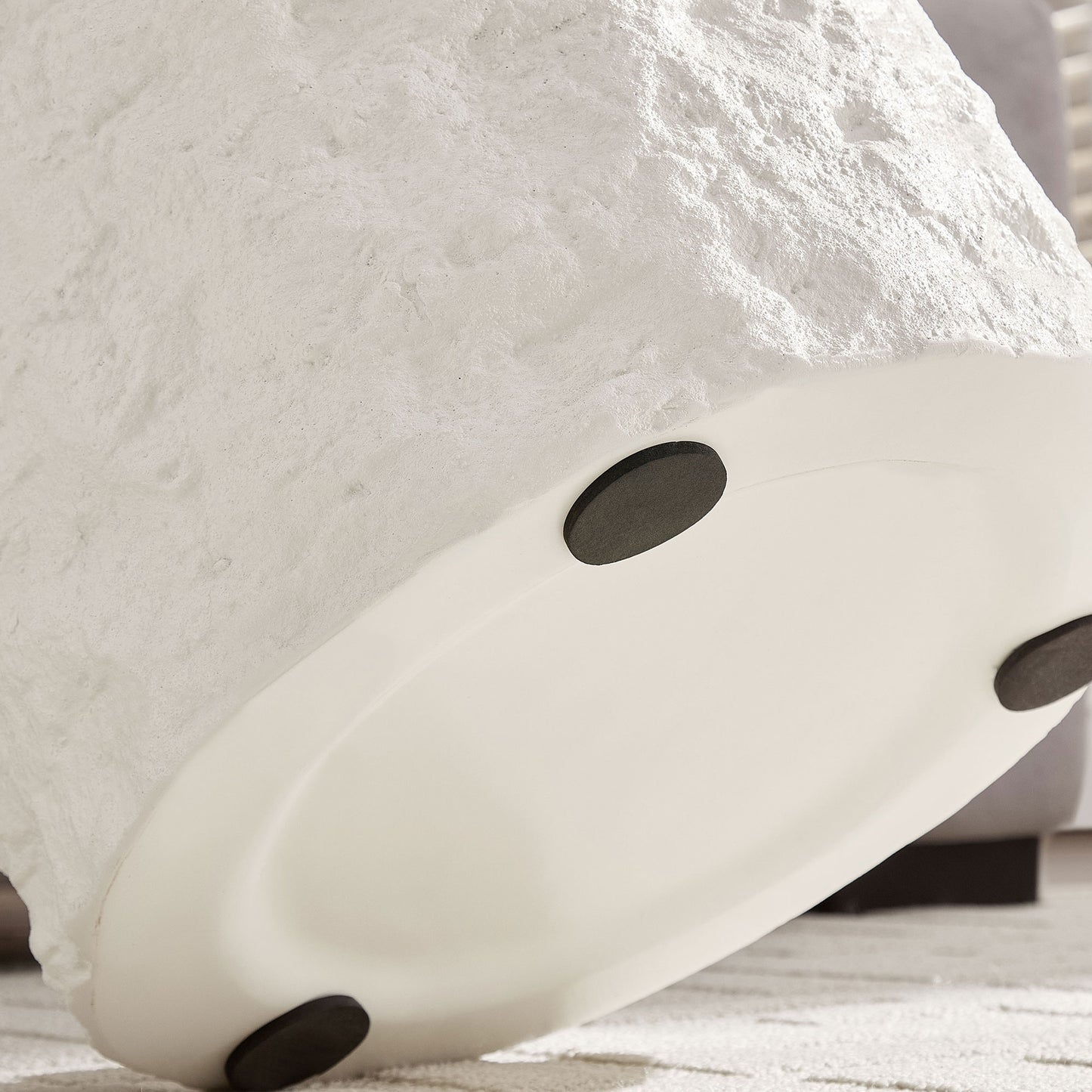 35.43''Fiberglass Round Center Coffee Table Set