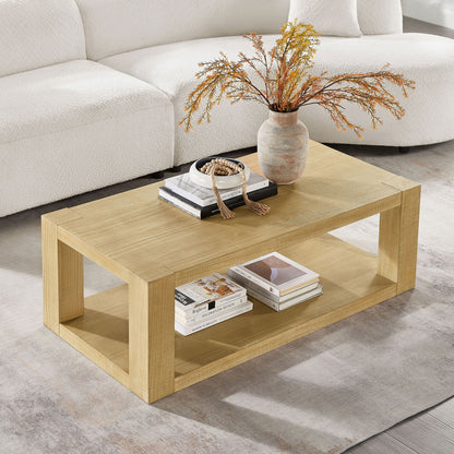 Modern Design 48 Inch Rectangular Coffee Table