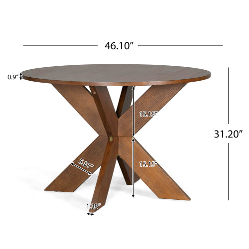 Round Dining Table Modern For Farmhouse