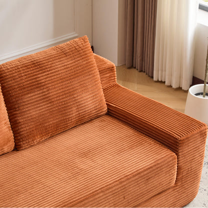 Sunset Corduroy Loveseat Sofa Bed