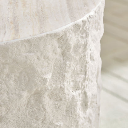 35.43''Fiberglass Round Center Coffee Table Set