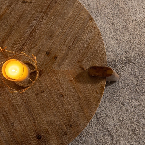 Rustic Natural Coffee Table For Apartment