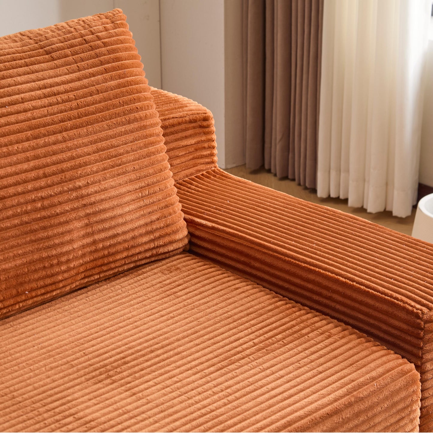 Sunset Corduroy Loveseat Sofa Bed