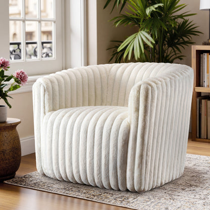 Soft Touch 360° Swivel Lounge Chair