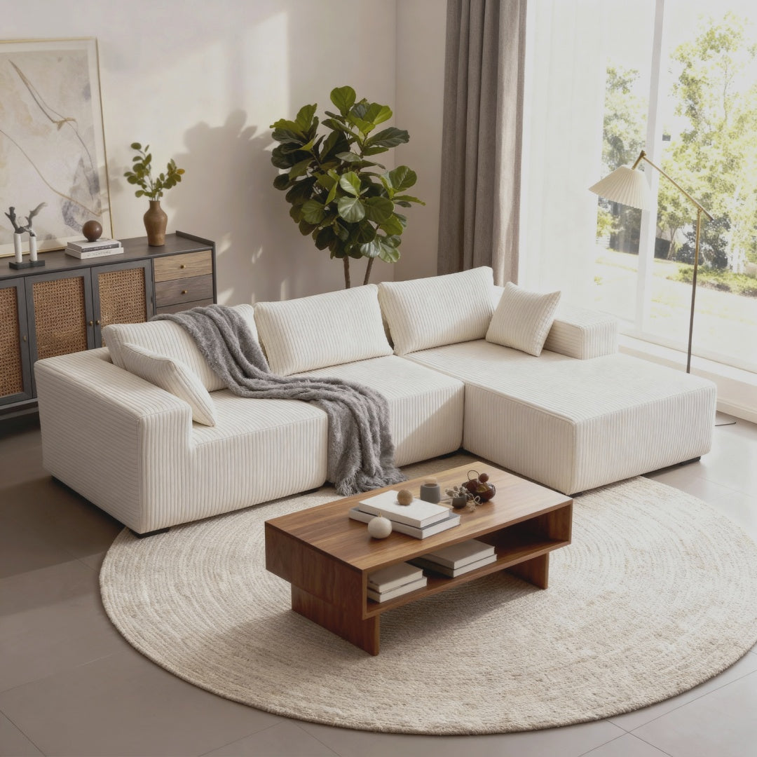 108'' Modular L-shaped Combination Sofa