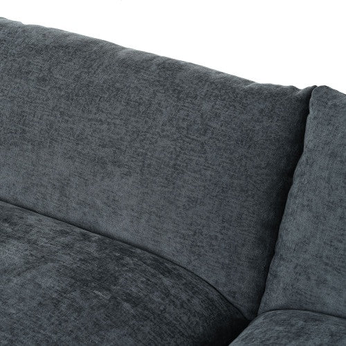 115.5 Modular Deep Gray Sectional Sofa
