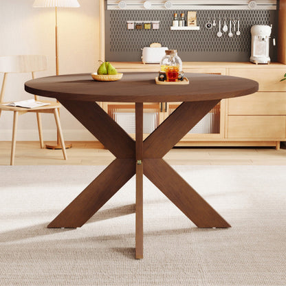 Round Dining Table Modern For Farmhouse